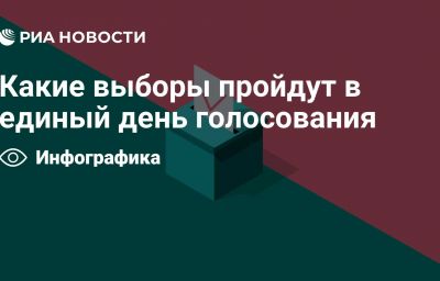 Какие выборы пройдут в единый день голосования