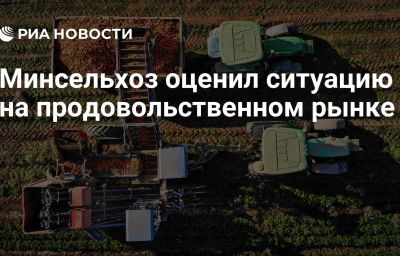 Минсельхоз оценил ситуацию на продовольственном рынке