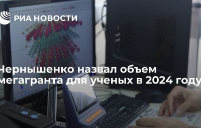 Чернышенко назвал объем мегагранта для ученых в 2024 году