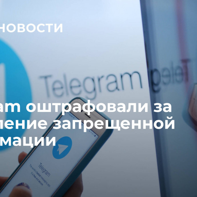 Telegram оштрафовали за неудаление запрещенной информации