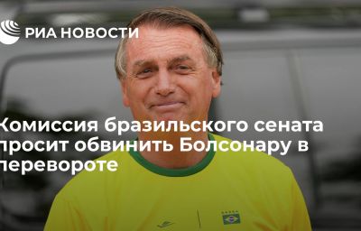 Комиссия бразильского сената просит обвинить Болсонару в перевороте