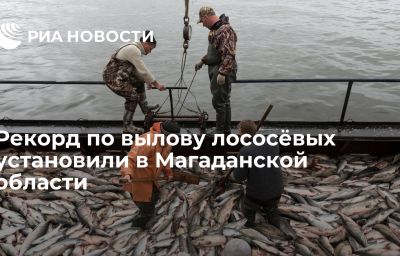 Рекорд по вылову лососёвых установили в Магаданской области