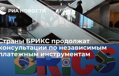 Страны БРИКС продолжат консультации по независимым платежным инструментам