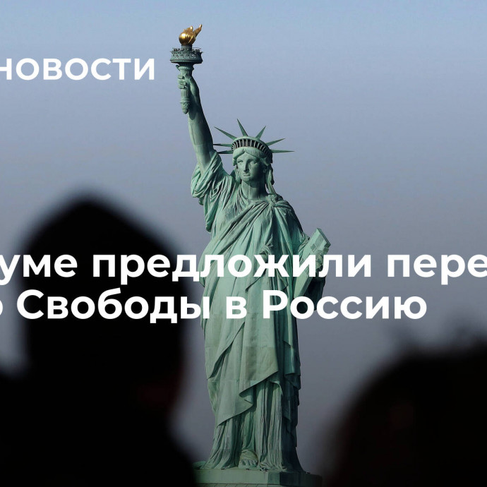 В Госдуме предложили перенести статую Свободы в Россию