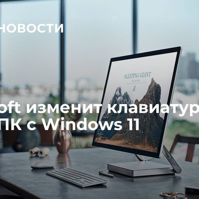 Microsoft изменит клавиатуру своих ПК с Windows 11