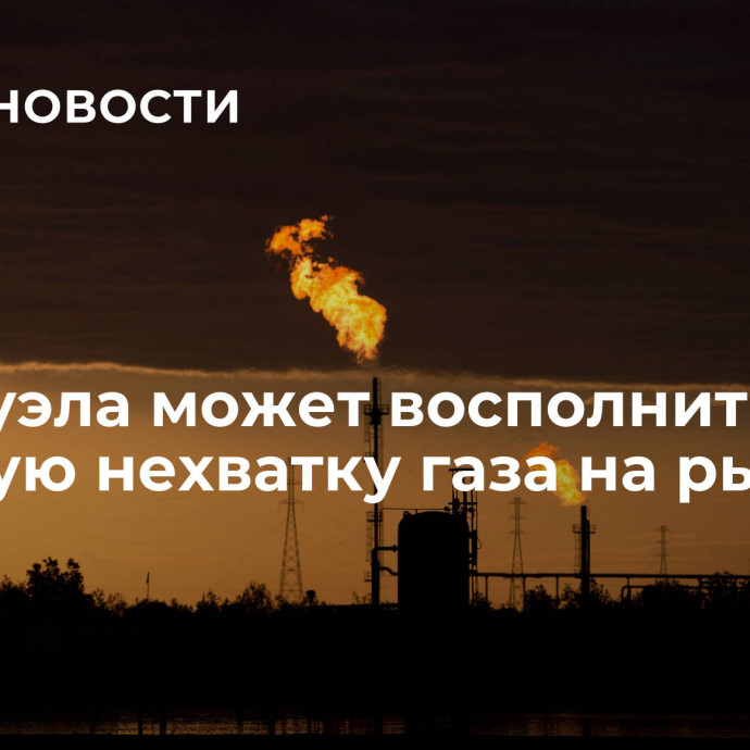 Венесуэла может восполнить текущую нехватку газа на рынке