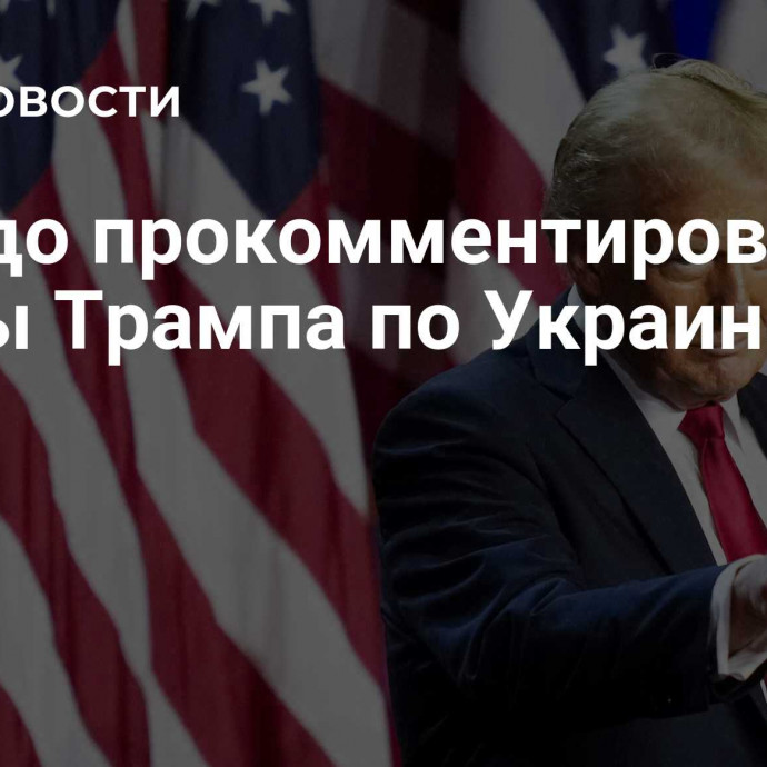 Сальдо прокомментировал планы Трампа по Украине