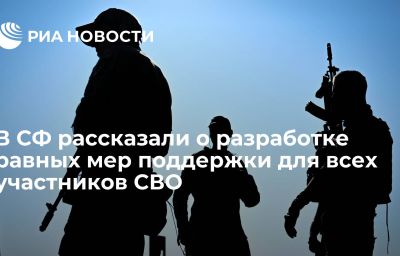 В СФ рассказали о разработке равных мер поддержки для всех участников СВО