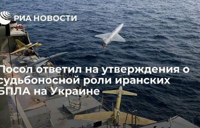 Посол ответил на утверждения о судьбоносной роли иранских БПЛА на Украине