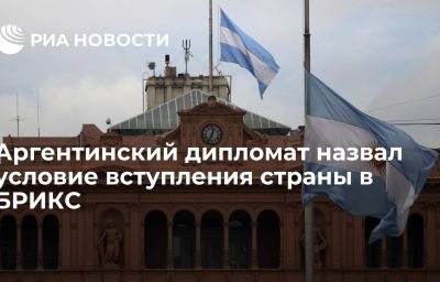 Аргентинский дипломат назвал условие вступления страны в БРИКС