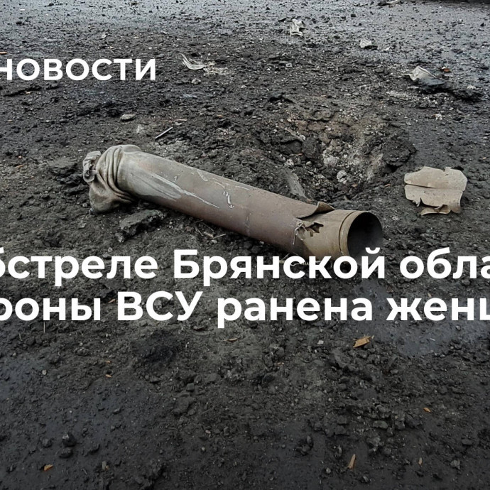 При обстреле Брянской области со стороны ВСУ ранена женщина