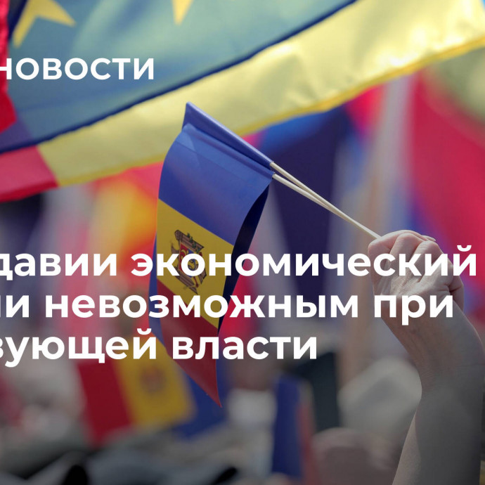 В Молдавии экономический рост назвали невозможным при действующей власти