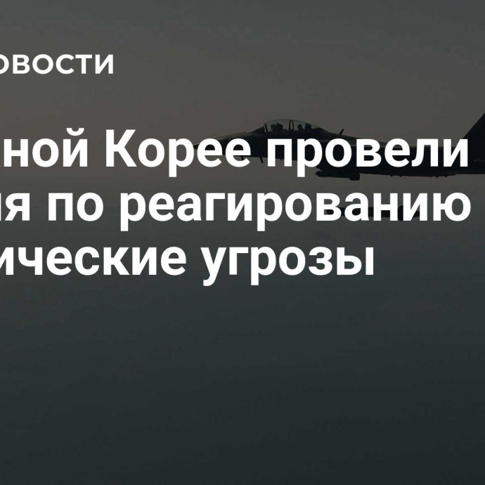 В Южной Корее провели учения по реагированию на космические угрозы