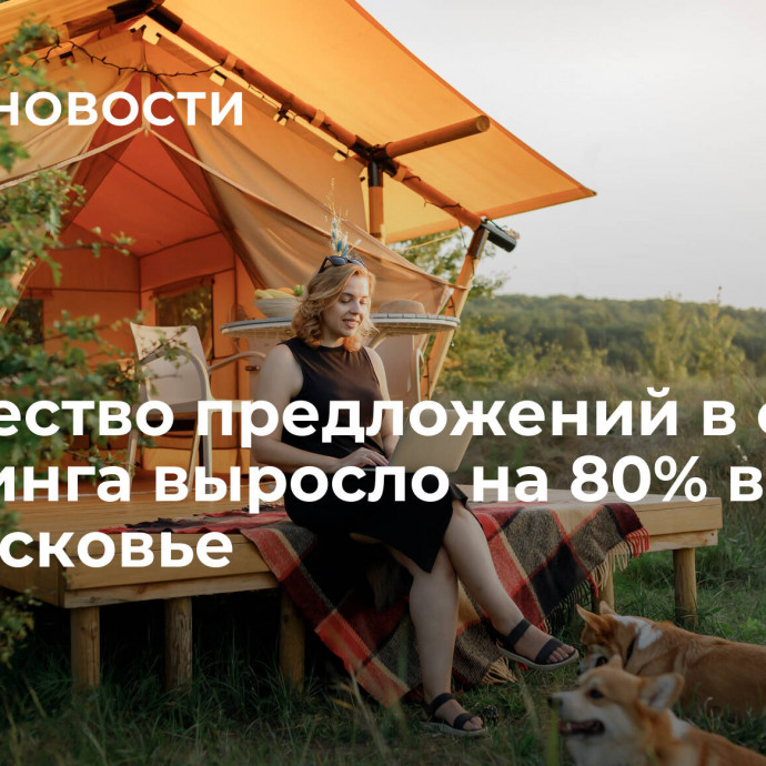 Количество предложений в сфере глэмпинга выросло на 80% в Подмосковье