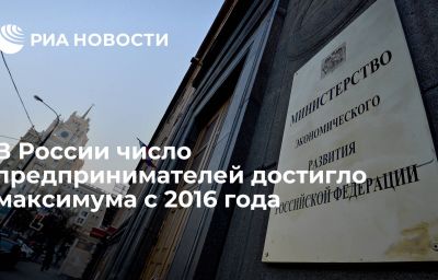 В России число предпринимателей достигло максимума с 2016 года