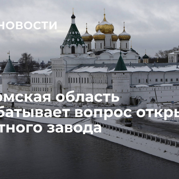 Костромская область прорабатывает вопрос открытия цементного завода