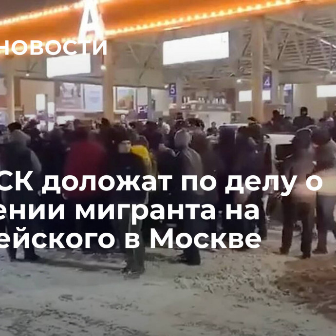 Главе СК доложат по делу о нападении мигранта на полицейского в Москве