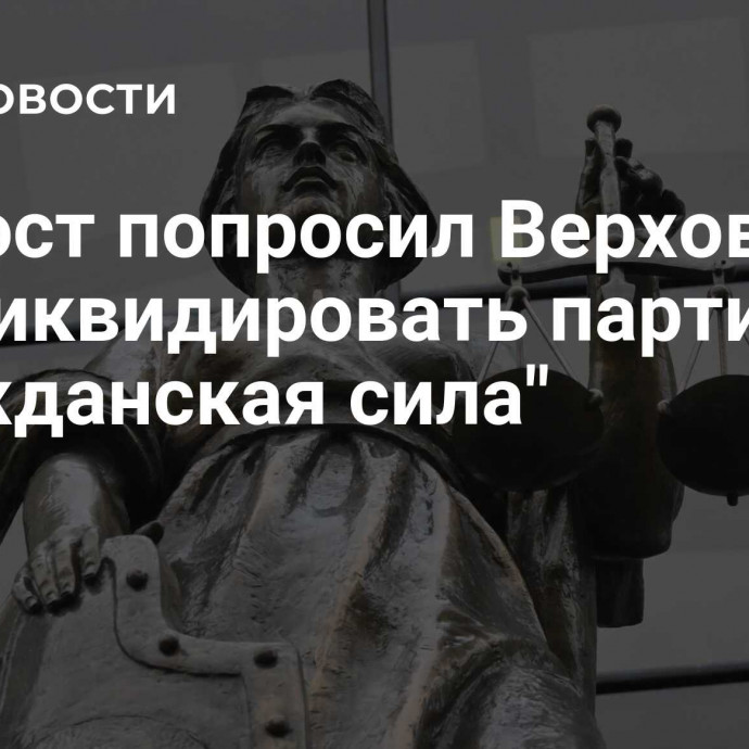 Минюст попросил Верховный суд ликвидировать партию 