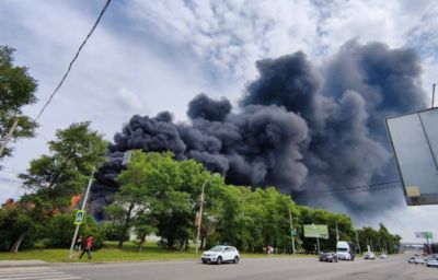 Пожар на воронежской нефтебазе потушен