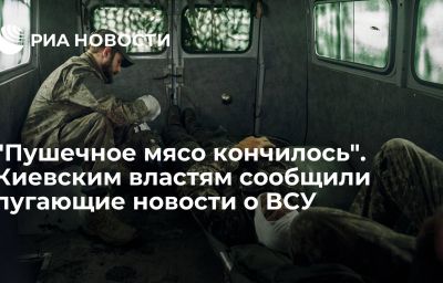 "Пушечное мясо кончилось". Киевским властям сообщили пугающие новости о ВСУ