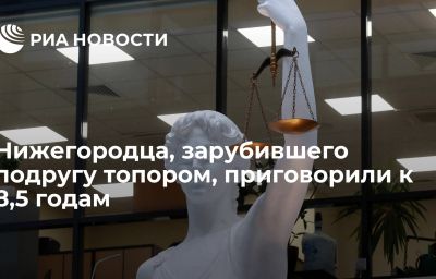 Нижегородца, зарубившего подругу топором, приговорили к 8,5 годам