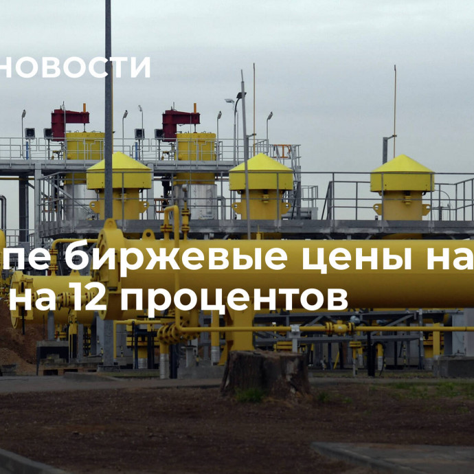 В Европе биржевые цены на газ растут на 12 процентов