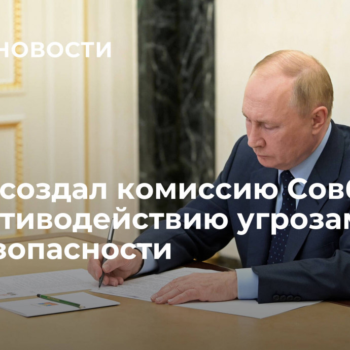 Путин создал комиссию Совбеза по противодействию угрозам биобезопасности