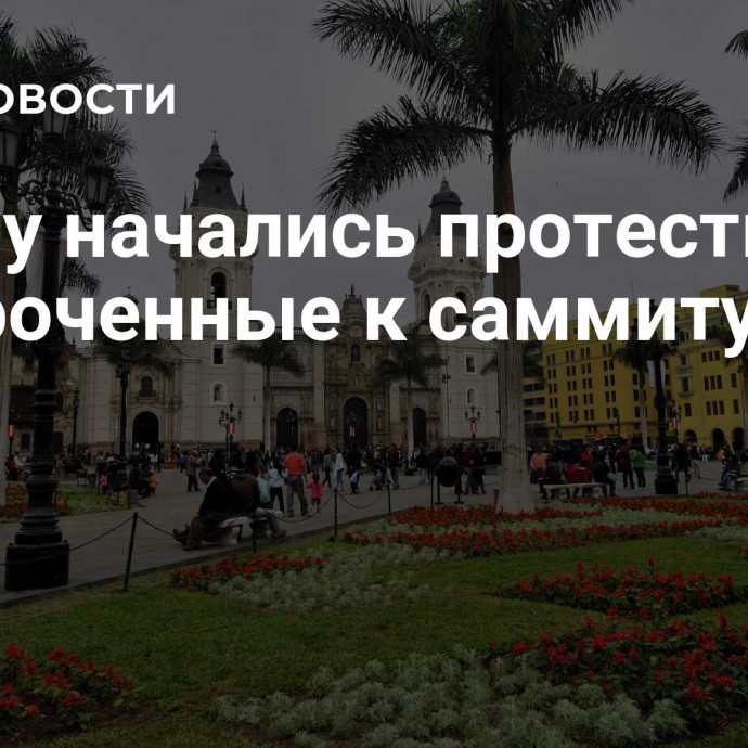 В Перу начались протесты приуроченные к саммиту АТЭС