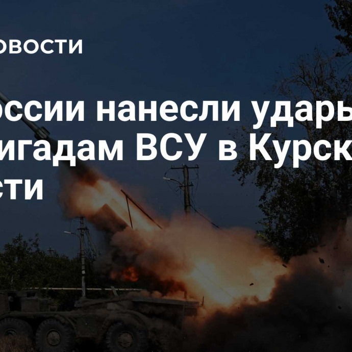 ВС России нанесли удары по 13 бригадам ВСУ в Курской области