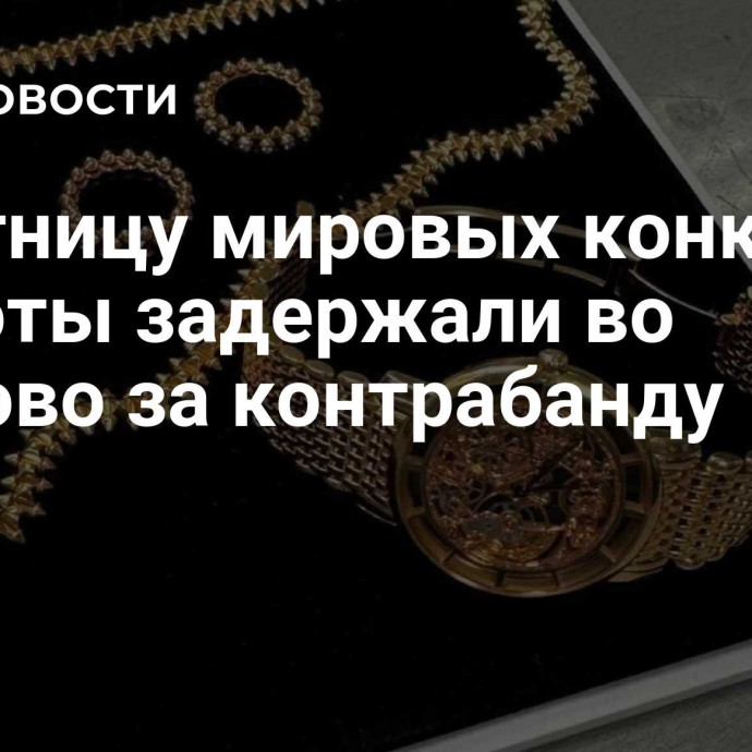 Участницу мировых конкурсов красоты задержали во Внуково за контрабанду