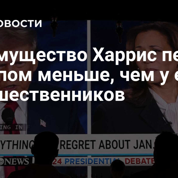 Преимущество Харрис перед Трампом меньше, чем у ее предшественников