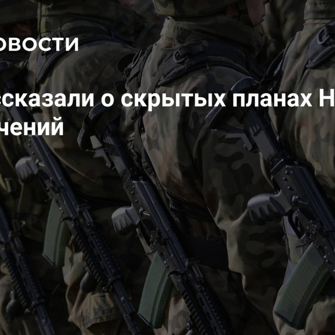 В ЕС рассказали о скрытых планах НАТО во время учений