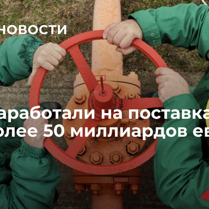 США заработали на поставках газа в ЕС более 50 миллиардов евро