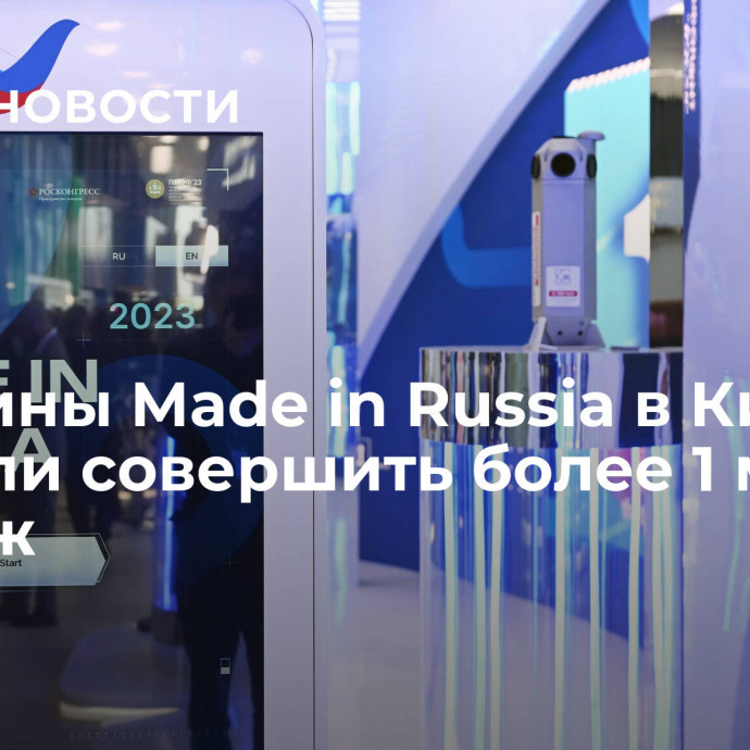 Магазины Made in Russia в Китае помогли совершить более 1 млрд продаж