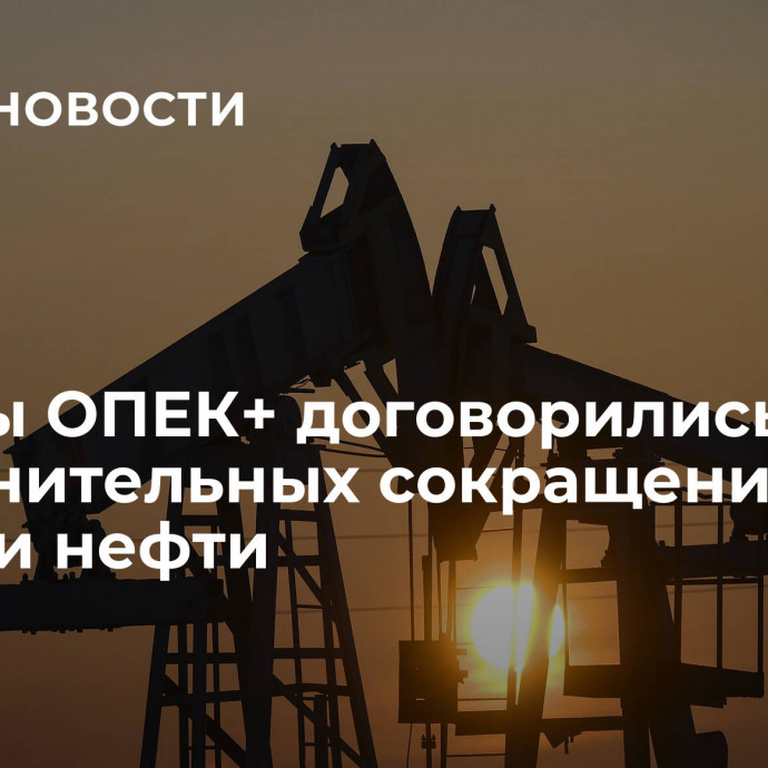 Страны ОПЕК+ договорились о дополнительных сокращениях добычи нефти