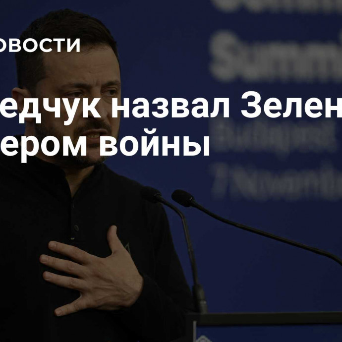 Медведчук назвал Зеленского сутенером войны