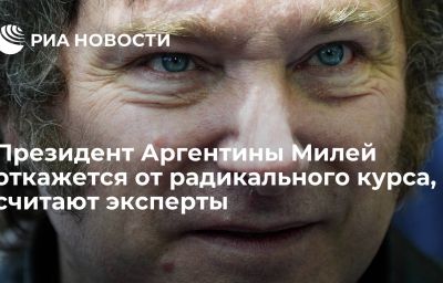 Президент Аргентины Милей откажется от радикального курса, считают эксперты