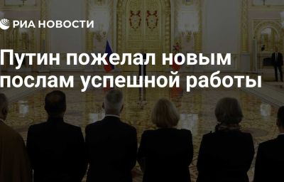 Путин пожелал новым послам успешной работы