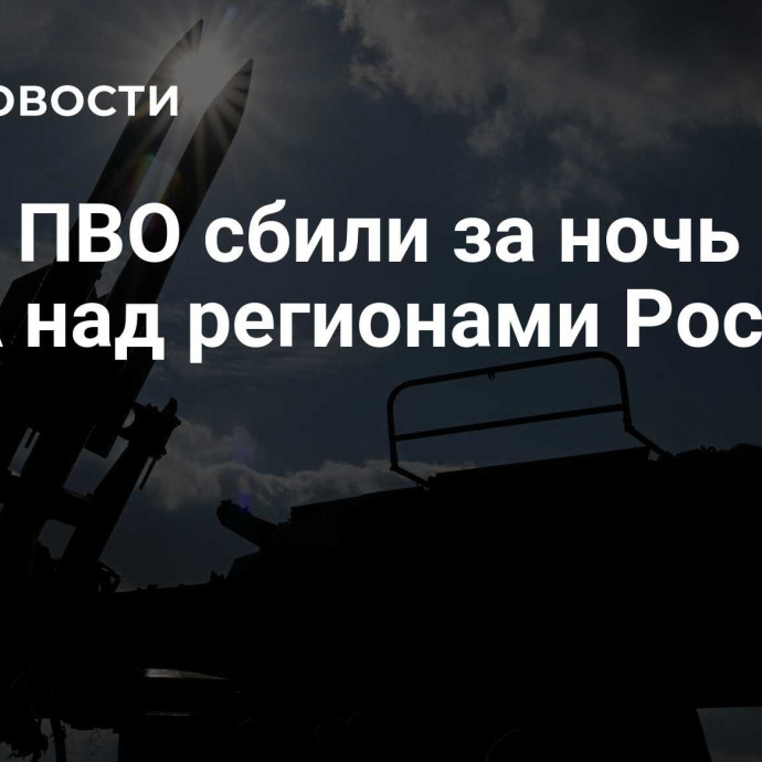 Силы ПВО сбили за ночь 18 БПЛА над регионами России