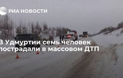 В Удмуртии семь человек пострадали в массовом ДТП