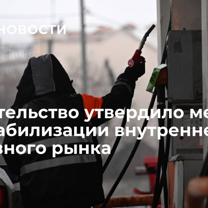 Правительство утвердило меры для стабилизации внутреннего топливного рынка