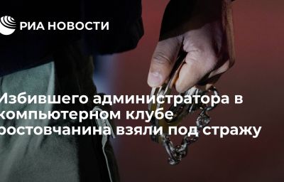 Избившего администратора в компьютерном клубе ростовчанина взяли под стражу