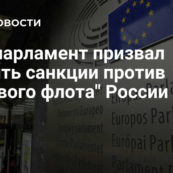 Европарламент призвал усилить санкции против 