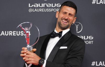 Джокович признан лучшим спортсменом года по версии Laureus