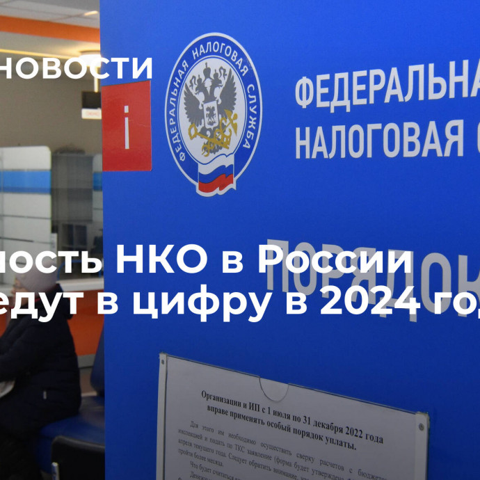 Отчетность НКО в России переведут в цифру в 2024 году