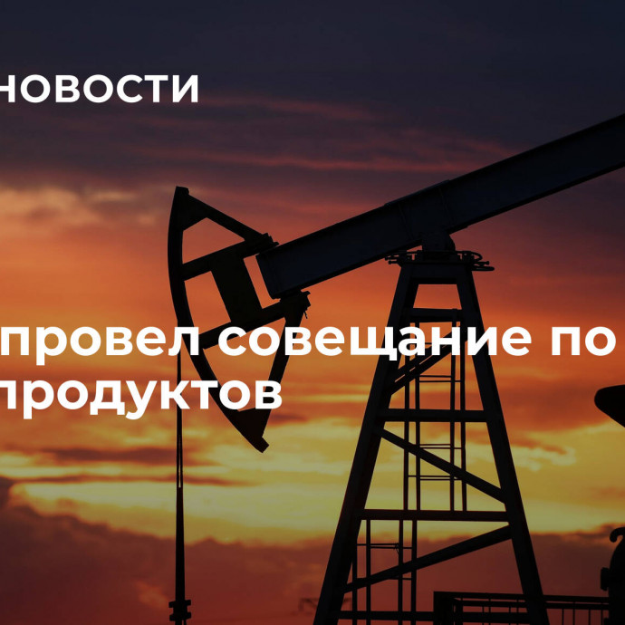 Новак провел совещание по рынку нефтепродуктов