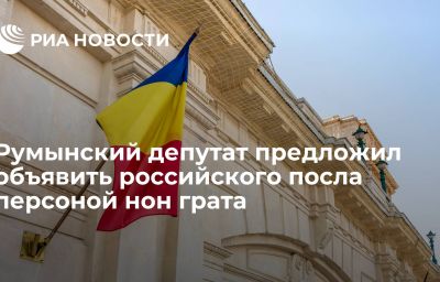 Румынский депутат предложил объявить российского посла персоной нон грата