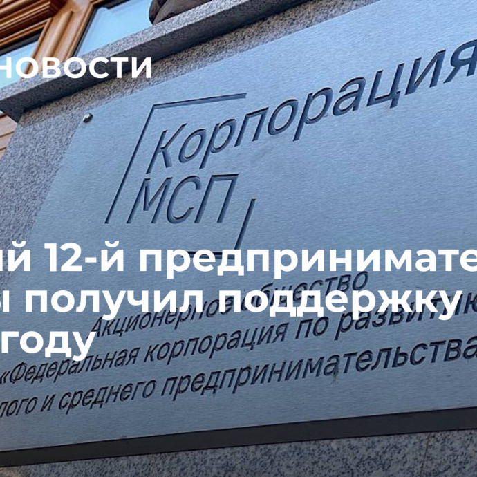 Каждый 12-й предприниматель страны получил поддержку КМСП в 2023 году