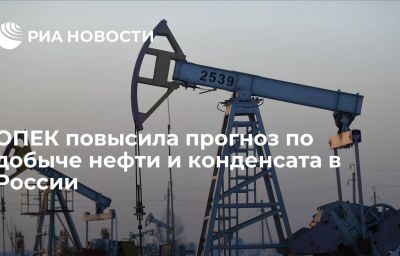 ОПЕК повысила прогноз по добыче нефти и конденсата в России