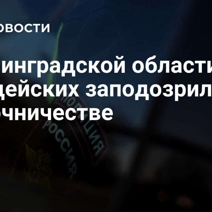 В Ленинградской области полицейских заподозрили во взяточничестве